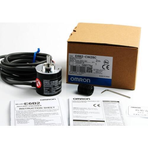 E6B2-CWZ6C OMRON Rotary Encoder E6B2CWZ6C 2500 2000 1800 1024 1000 600 500 400 360 200 100 P/R