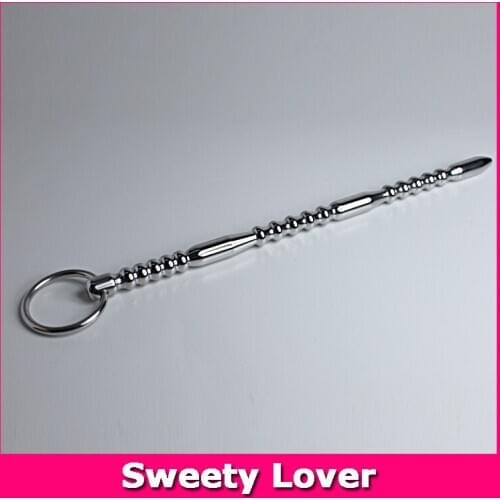 Urethral Sound Toys Novelty Stainless Steel Solid Metal Urethral Penis Plug Male Chastity Sex Toys Adult Sex Products