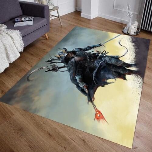 Samurai Patterned Rug,Fan Carpet,Teen' Rug Kids Room Rug Non Slip Floor Rug, popular Rug Modern Rugs,Themed Rug