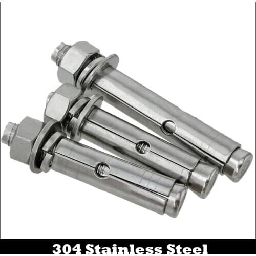 M20 M20*100/120/150 M20x100/120/150 304 Stainless Steel 304ss External Hex Hexagon Expansion Screw Sleeve Concrete Anchor Bolt