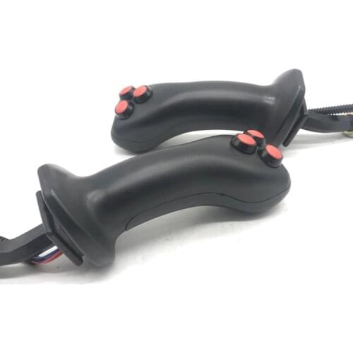 Excavator Modification Log Grapple Iron Gripper Three-Key Daewoo-9 Control Lever Handle Glue Pilot Control Accessories 12mm