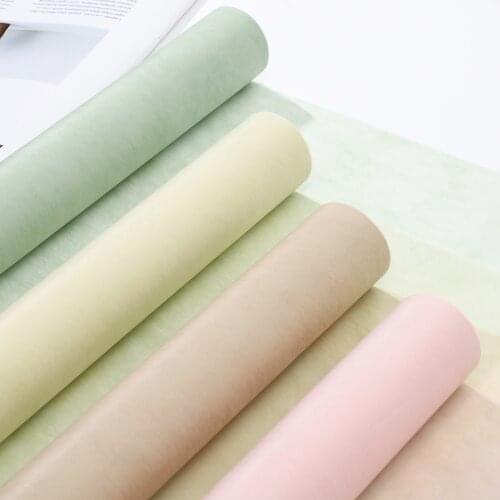58cm*10Y Bouquet wrapping paper new Korean waterproof lining flower wrapping paper material milk cotton paper