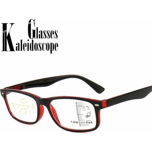 Anti-blue light Reading Glasses Women Men Near Far Sight Progressive Multifocal Glasses Presbyopia Diopter+1.0 1.5 2.0 2.5 3.0