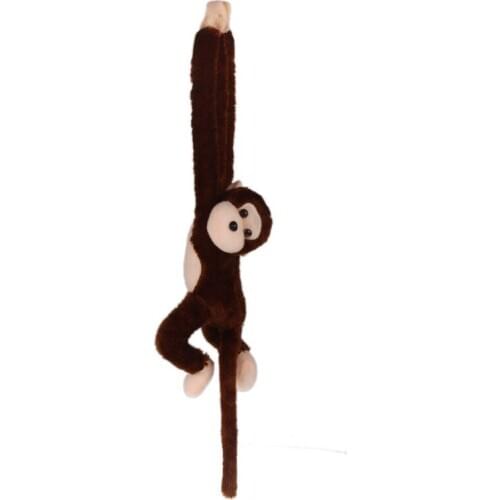 Plush Toys Cute Screech Monkey Plush Toy Doll Kawaii Gibbons Kids Gift Coffee Colour For Kids Birthday Gift плюшевые игрушки 5