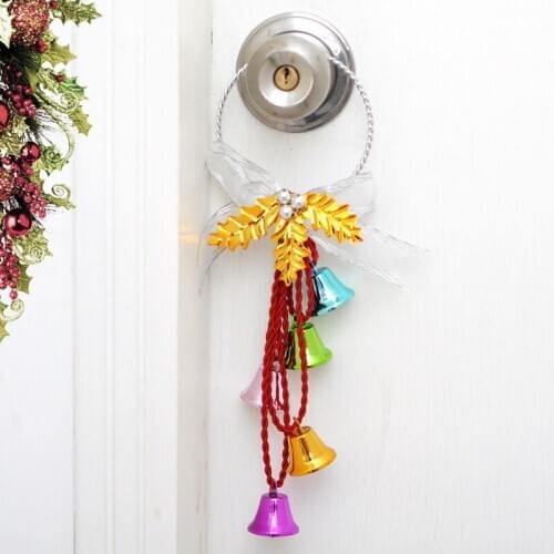 Christmas Pendants Wrought Iron Bells String Explosion Models Christmas Liberty Bell Pendants Decor Party Christmas