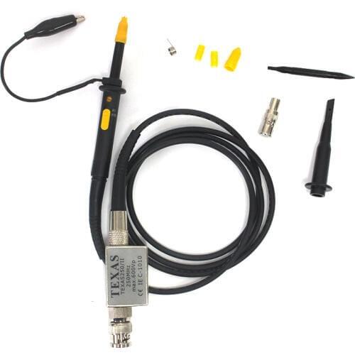 High Precision Oscilloscope Probe 250MHz X1/X10 BNC Protective Cap Scope Probe Oscilloscope Accessories