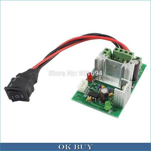 CCM6N 200W PWN 10A Motor Speed Controller Governor DC 6V-30V 12V 24V Forward Reverse Control Changeover Switch