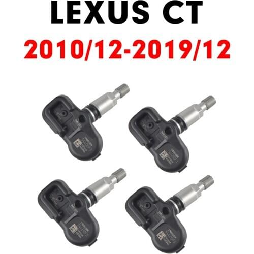 Tire Pressure Sensor Monitoring System For Lexus CT (2010-2019) TPMS 315MHz PMV-107J/C010 4620733011 4260706020