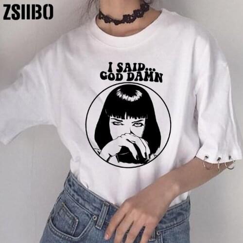 Women Tshirt clothes Punk vintage vegan jersey T Shirt Harajuku shirt tees girl T-Shirt Female clothing tops T-Shirt Sleeve