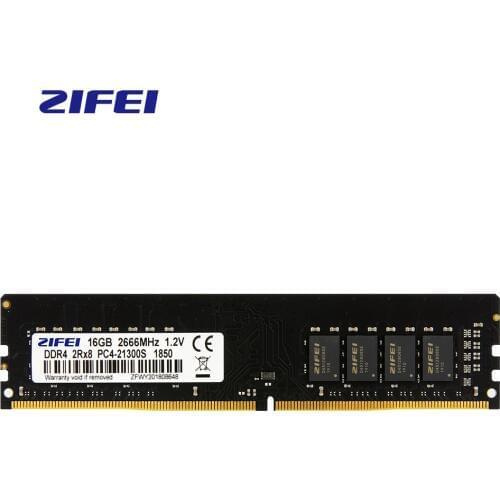 ZiFei ram DDR4 16GB 2133MHz 2400MHz 2666MHz 288Pin LO-DIMM 1.2v dual channel motherboard for Desktop