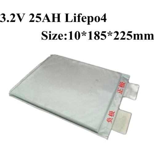 16pcs Lifepo4 3.2v 25ah Lifepo4 Rechargeable Battery 10185225 Diy for Battery 12v 24v 36v Fishing Boat Kit Battery Scooter Etc