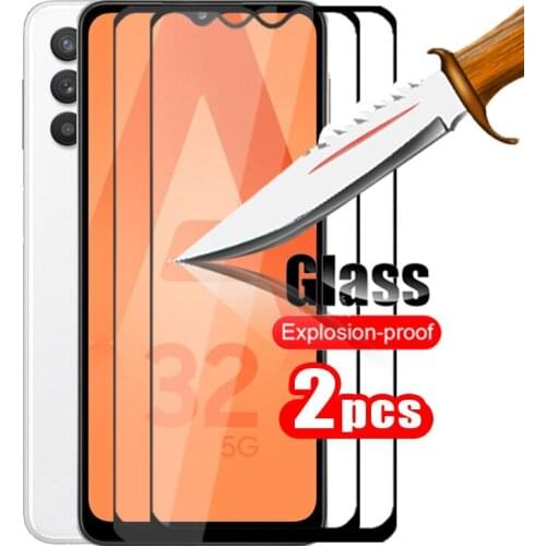 2pcs protective glass for samsung a32 case for samsung galaxy a32 a 32 samsun sumsung sansung galaxi tempered glass phone cover