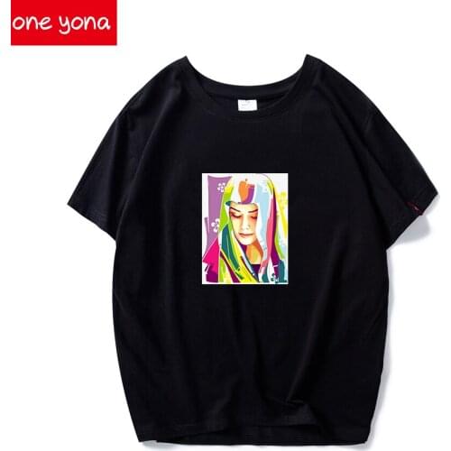 2021 Summer Ramadan Muslim Festival Short Sleeve Womens T-shirt Korean Casual O-neck Top