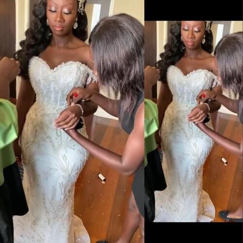 Ball Gown Wedding Dresses Plus Size Sheer Lace Appliques Long Sleeves Mermaid Weddings Dress Overskirts Detachable Bridal