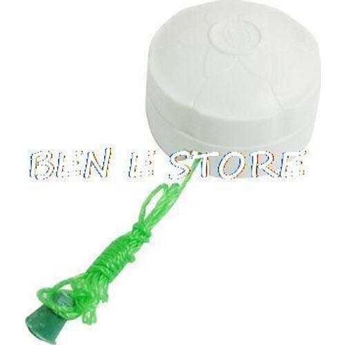White Plastic Case Green Ceiling Pull Cord Switch for Home Office