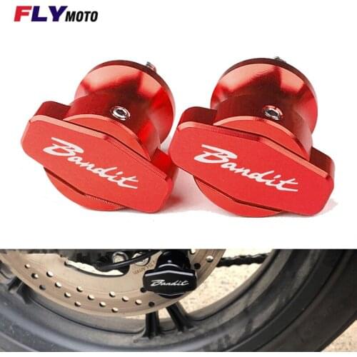 For SUZUKI BANDIT GSF 1250S 1250 1200 250 400 650 GSX650F CNC Motorcycle Frame Stands 8MM Screws Sliders Swingarm Spools Slider