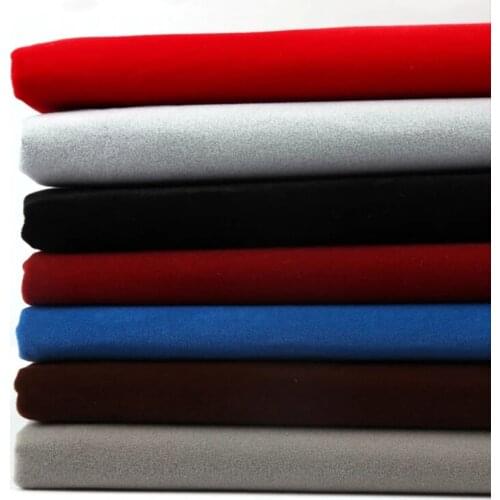 Adhesive Flannel Self-adhesive Cloth Flocking Cloth Counter Drawer Jewelry Thickening Black by the Meter Sewing Material