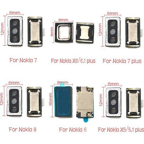 Earpiece Ear Speaker Sound Receiver Flex Cable For Nokia 2 2.1 3 3.1 5 5.1 6 6.1 7 7.1 8 plus Sirocco Flex Cable