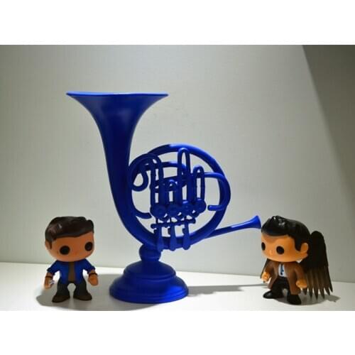 New How I Met Your Mother Blue French Horn Resin Home Desk Gift