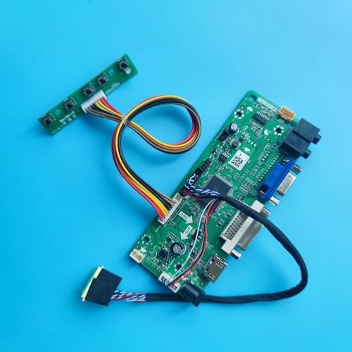 Work for LTN156AT02 1366X768 DVI LVDS Panel Screen 15.6" Controller kit monitor Card LED Driver board VGA HDMI-compatible