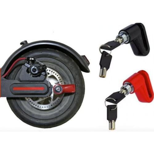 Portable Electric Skateboard Lock Disc Brakes Wheels Lock for Xiaomi Mijia M365 Scooter Skate Board Anti-theft Metal Steel Wire