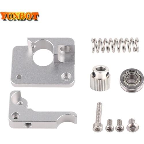 MK10 Remote Direct Extruder Aluminum Extrusion 1.75mm Right Left Hand Arm Full Metal Bowden 3D Printers Parts with 26 Tooth Gear