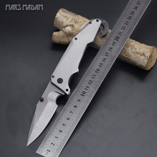 MARS MADAM Free shipping The sharp folding knife Perfect titanium steel Outdoor tools Camping survival knife