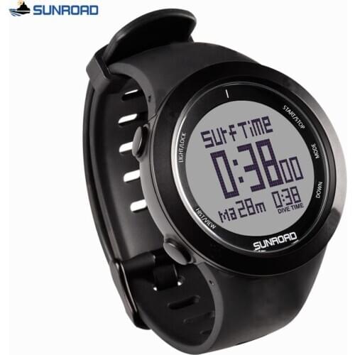 SUNROAD Smart Scuba Free Snorkeling Diving Computer Watch for Underwater Sports with Large Screen Waterproof Casual