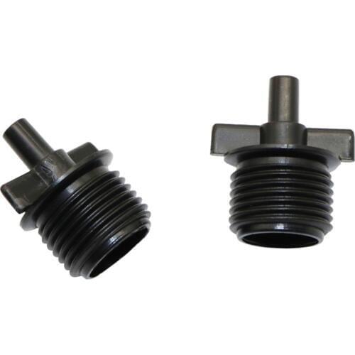 1/2" Male Thread to 6 mm Atomizing Nozzle Connectors Garden Watering Irrigation Pipe Fittings OD 6mm Connectors 10 Pcs