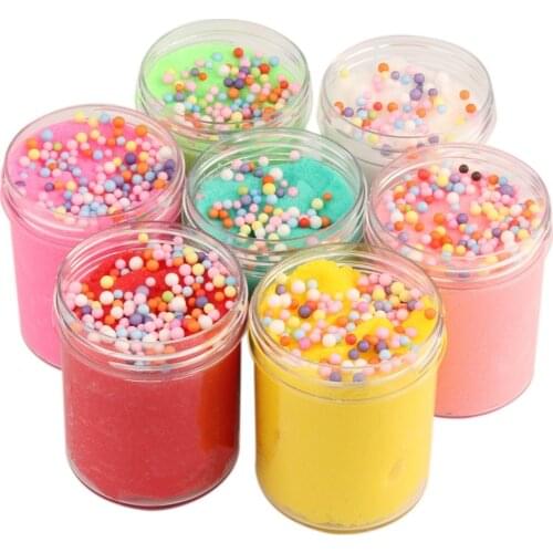 120ml Modeling Clay Slime Toys Diy Puffy Cloud Slime Scented Stress Relief Sludge Toy Kids Adults Soft Fidget Toys