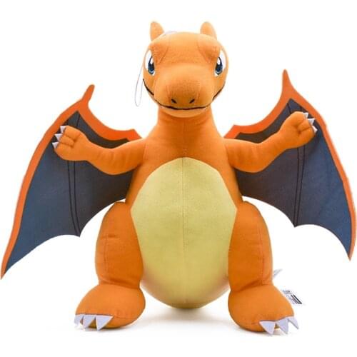 30cm Cool Charizard Plush Doll Pokemoned Handsome Dinosaur Dragon Stuffed Toy Kids Children Gifts