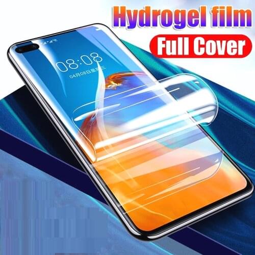 700D Hydrogel Film For Huawei P40 Lite E P40 Pro PLus 5G Screen Protector For P30 P20 Full Cover Protective Film No Glass