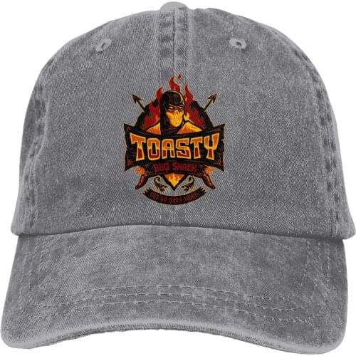 Toasty BBQ Shack Baseball Cap Men Mortal Kombat Combat Action Games LiuKang Caps colors Women Summer Snapback Caps