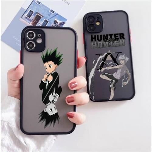 Japanese comics Anime Hunter X hunter phone case for iphone 12 mini 11 pro max X XR XS MAX 6s 7 8 plus SE 2020 Hard Black Cover