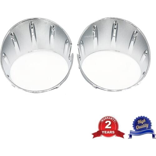 For MINI Cooper R55 R56 R57 R58 R59 Chrome Fog Lamp Light Cover Front Bumper Ring Trim 51117248791 51117248792