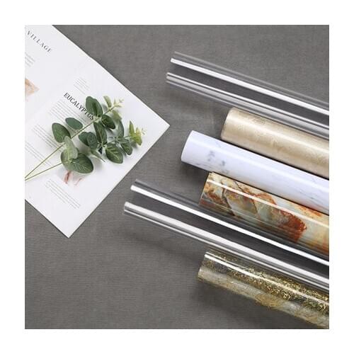 Hot sale golden flowers black marble PVC tablecloth Coffee table cushion soft plastic glass dining table cover free shipping