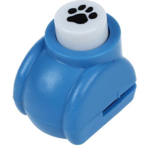HOT-Mini Scrapbook Handmade Cut Card Craft Calico Printing DIY Paper Shaper Punch (Paw)
