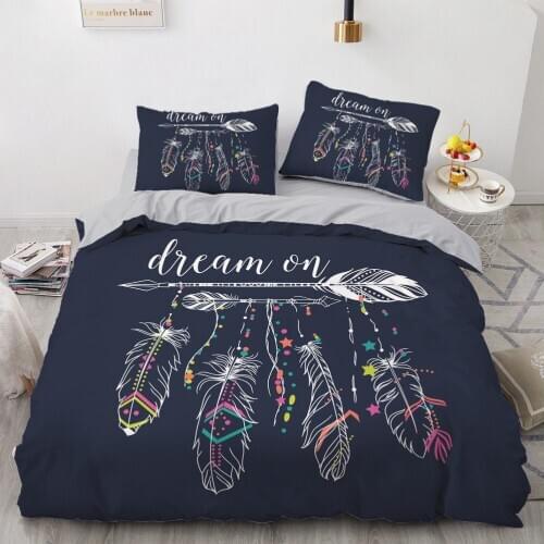 Classic 3D Design Custom Comforter Case Duvet Quilt Cover Bedding Set Full King Queen Double Single Size Home Textile