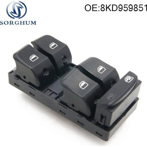 Master Power Window Switch Button 8K0959851 8K0959851D For AUDI Q5 A4 B8 09-12