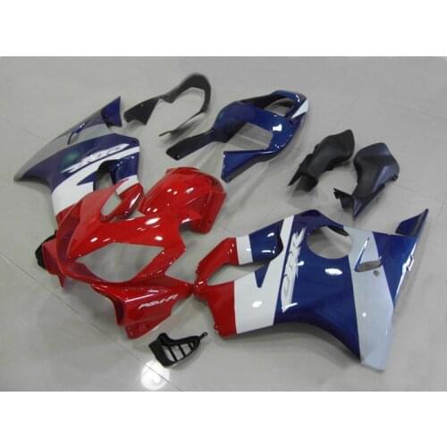 Injection mold Fairing kit for HONDA CBR600F4I 04 05 06 07 CBR600 F4I 2004 2005 2007 ABS red white blue Fairings set+7gifts HF07