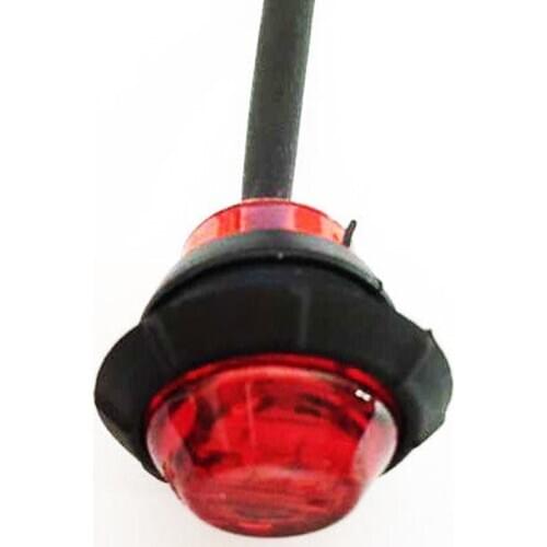 Small Round Amber Mini 3/4" Round Side 3 Led Marker Trailer Boat Bullet Light Lamp Spare Parts Accessories
