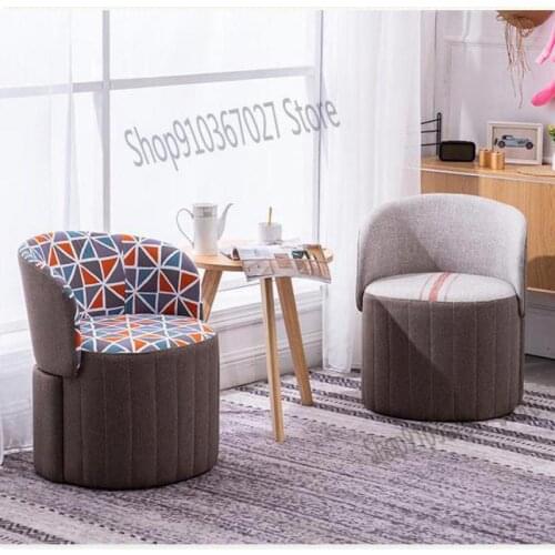 Small Stool Home Low Stool Creative Cute Ins Net Red Lazy Sofa Stool Small Chair Creative Backrest Stool