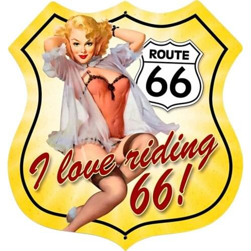 Creative Sexy Beauty 66 Colorful Car Stickers Pvc Personality Auto Bumper Windshield Decoration Waterproof Decal 12cm*13cm