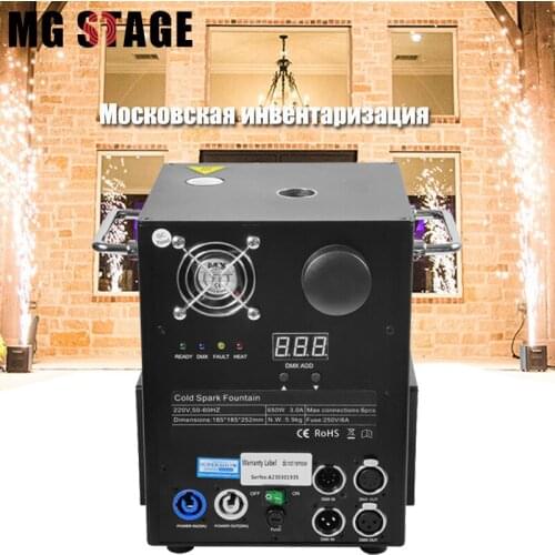 Wedding Stage effect equipment 650w Flame Fountain Cold firework machine DMX /Wireless Remote control Pyo Sparkly Machine