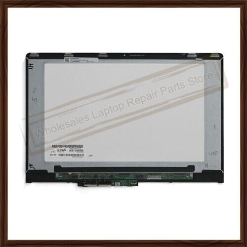 Original Full LCD Screen dispaly For Lenovo YOGA710-14ISK LP140WF7-SPB1 14 inch Complete Screen Assembly with Frame Bezel
