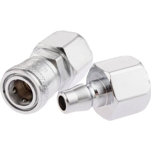 2pcs/set SF40+PF40 Pneumatic Part Euro Air Line Hose Compressor Quick Connected Release 1/2" BSP Female Thread Coupler Tools