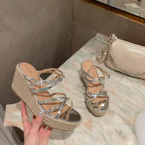 Women Shoes Sandals 2021 Ladies Heels Women Summer Footwea Shoes For Women Wedges Fashion Sandals Women Shoes Rubber Sole