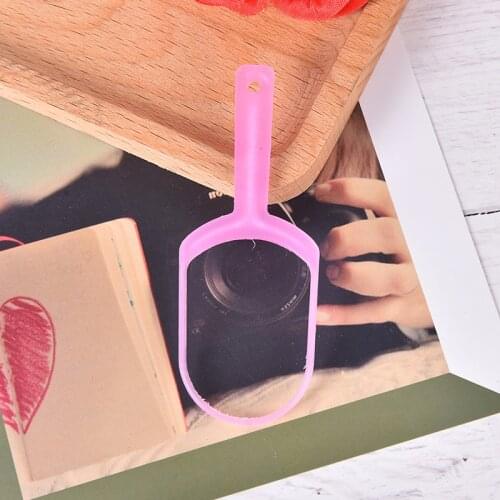 1pcs Plastic Tongue Dental Care Scraper Brush Oral Hygiene Tongue Cleaning Coated Tool Random