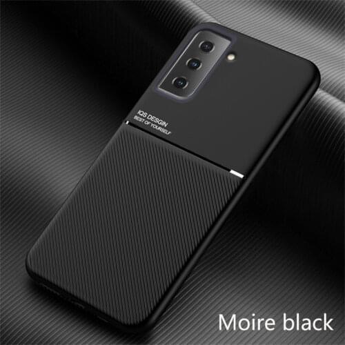 Slim Thin Magnetic Back Cover Case for Samsung Galaxy S21 Ultra S 21 Plus A12 5G A51 A71 A21S M30S M21 M31 Protective Fundas