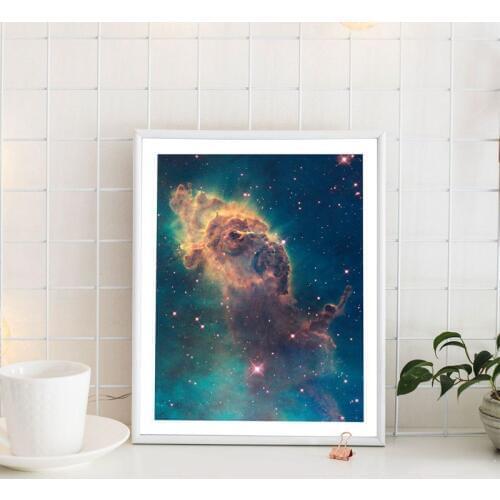 Universe Art Galaxy Poster Nebula Prints Hubble Telescope Space Canvas Painting Science Wall Art Picture